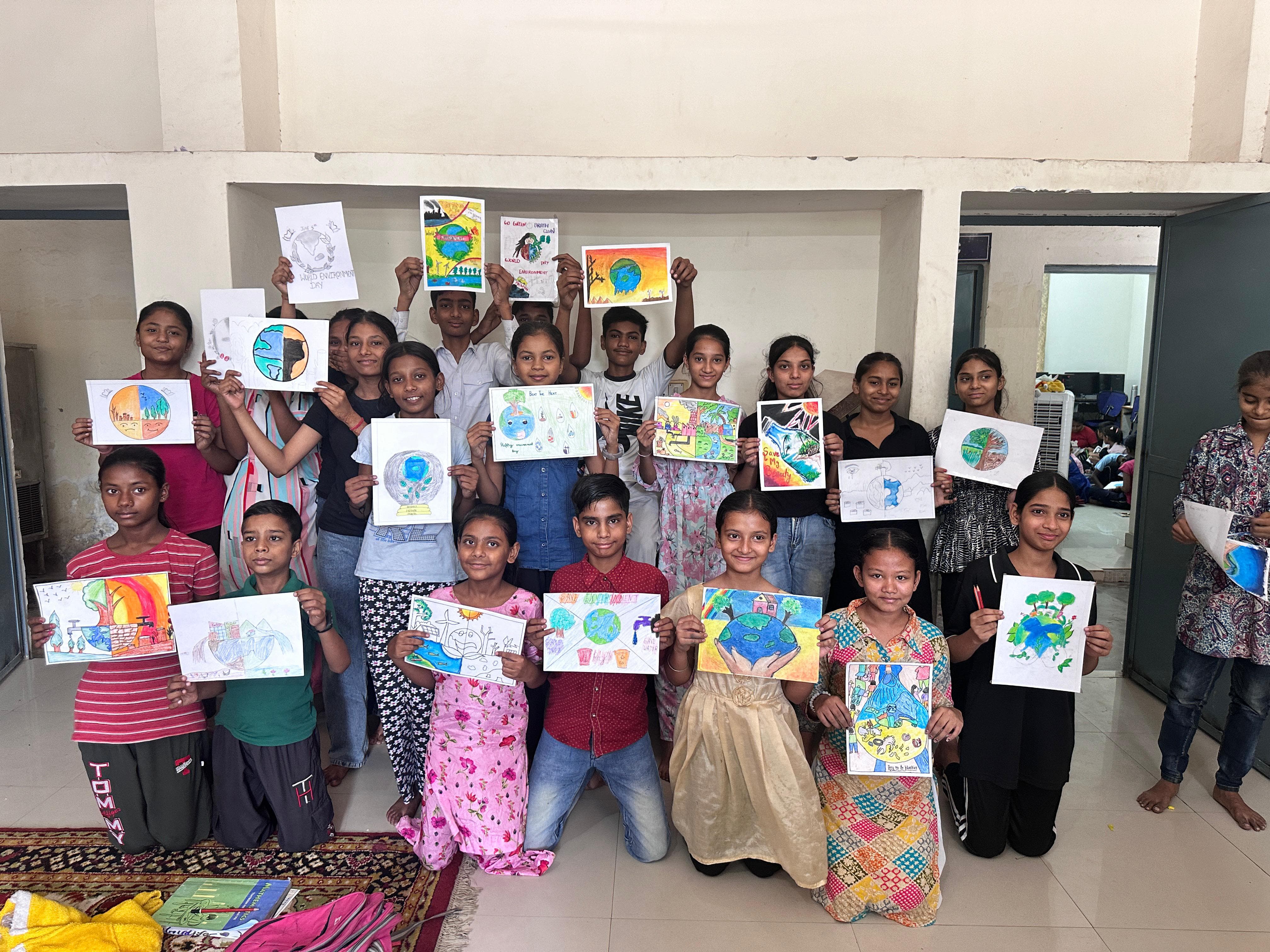 Leos at an elementary school
