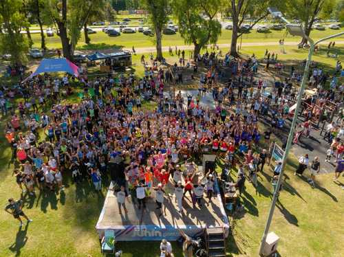 Inclusive celebration at the Junín Autismo Autism Awareness event