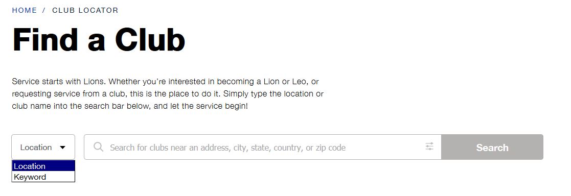 Club Locator