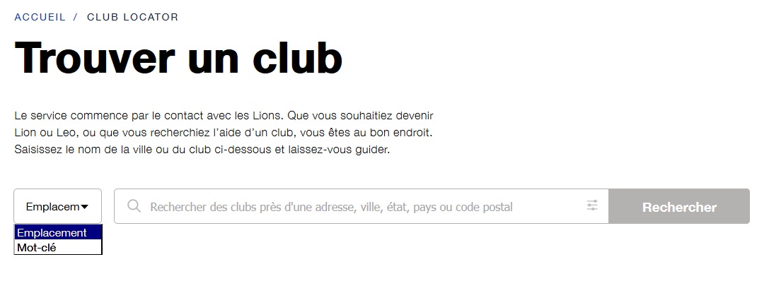 Club Locator