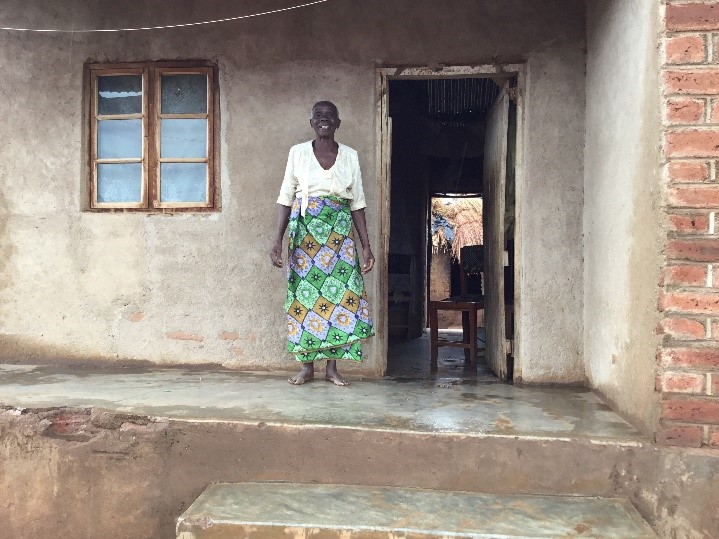 Evinet Munthali smiles in appreciation