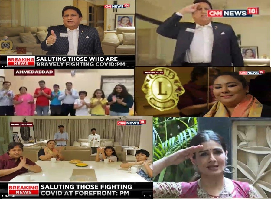 Televised salute of Lions