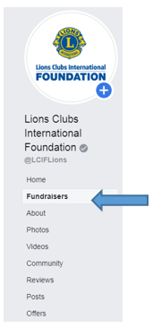 Fundraiser Menu