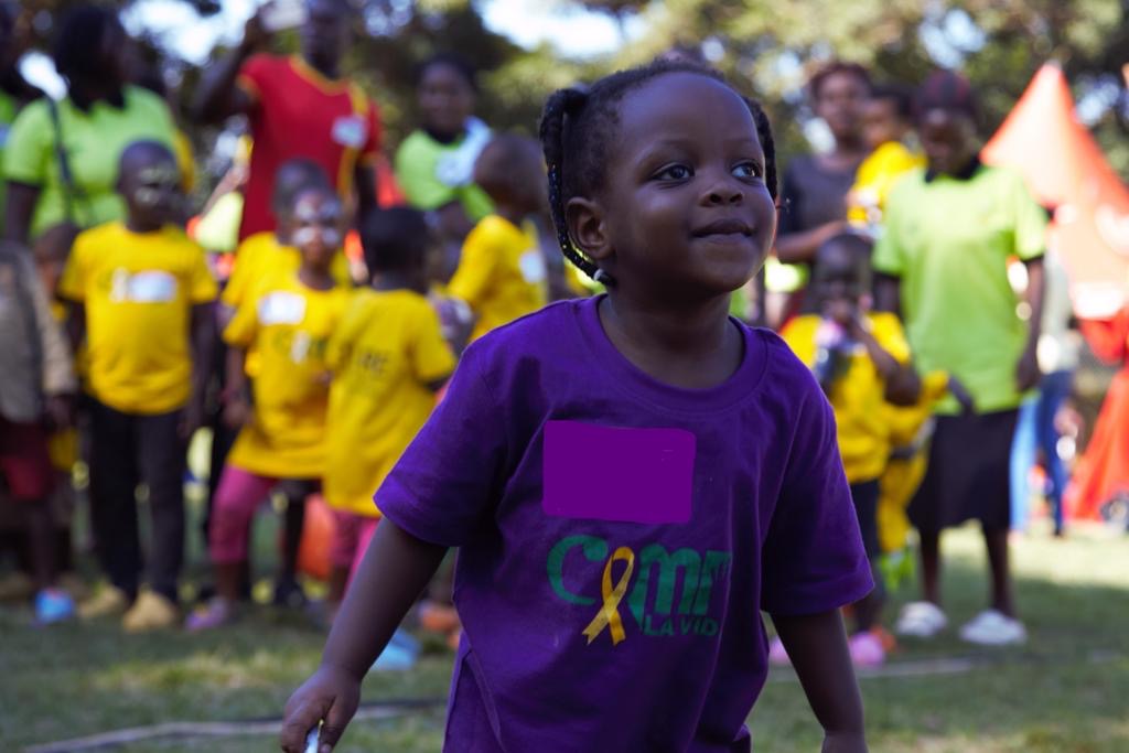 Young survivor of childhood cancer in Uganda