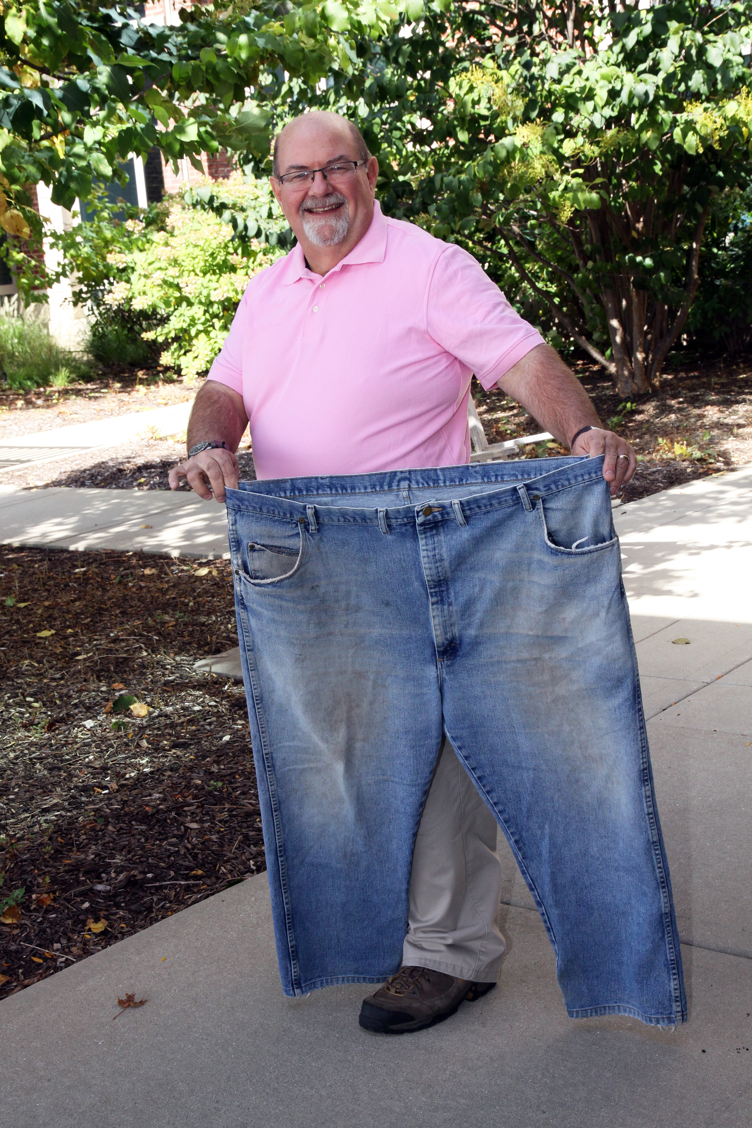 An 80-pound-lighter Len Dompke