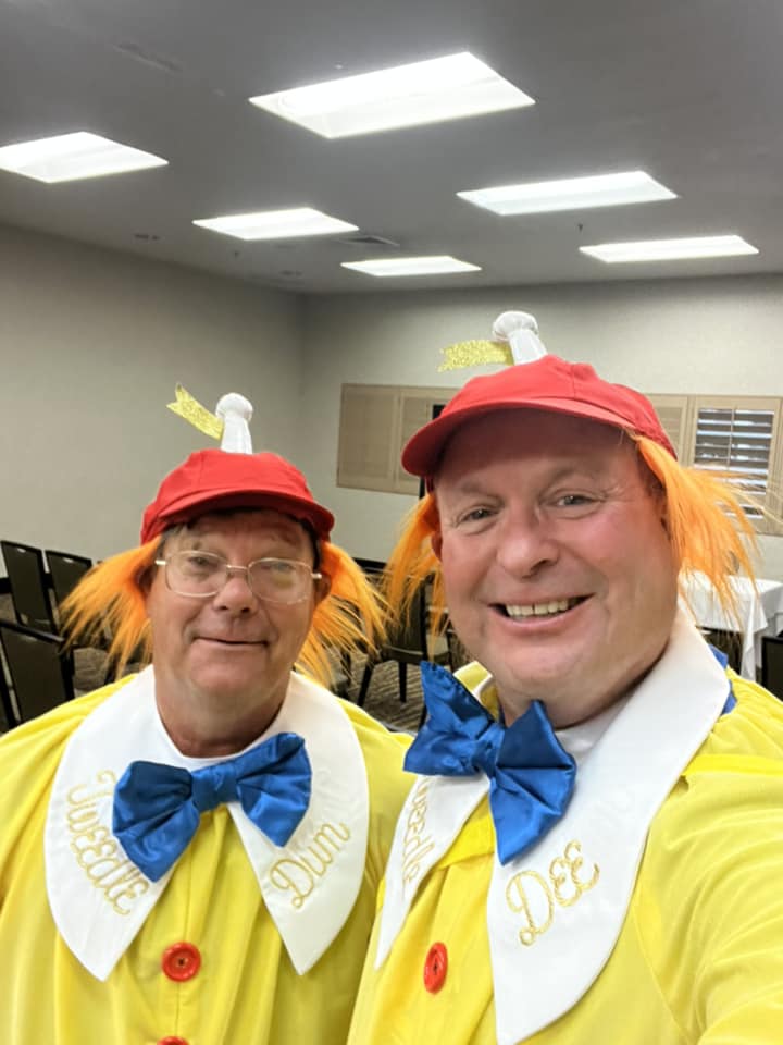 photo of two Sandwell Lion members