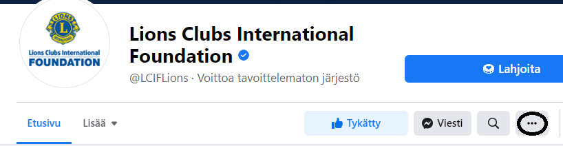 kuva näyttää kolmen pisteen sijainnin sivulla
